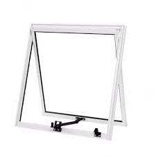 12357 - Vitro Max-ar 100X100cm Jateado Branca