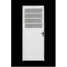 24832 - Porta Basculante 210X90cm Esquerda Liso Branca