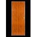 Porta Pronta de Madeira Castanha Esquerdda 210x80cmcm Batente Aluminio