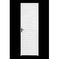 24834 - Porta Palheta Veneziana 210X60cm Esquerda Branca