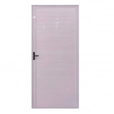 24530 - Porta Lambril Ripada 210X90cm Esquerda Natural