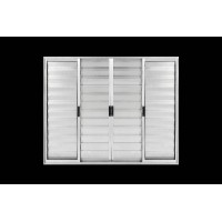 BNPV1215 6F - Veneziana 6 Folhas de Correr 120x150cm Branca