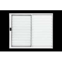 24882 - Veneziana 3 Folhas de Correr 120x100cm Branca