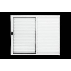 24884 - Veneziana 3 Folhas de Correr 120x150cm Branca