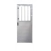 Porta Social Postigo 1 Vidro 210X60cm Esquerda Jateado Branca