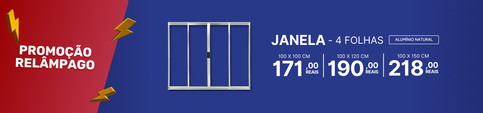 Promoção relâmpago